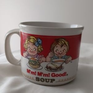 Campbells Dining - 1989 soup mug Campbell's Campbells Dining - 1989 soup mug Campbell's
